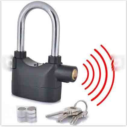 Security Alarm Lock - Black