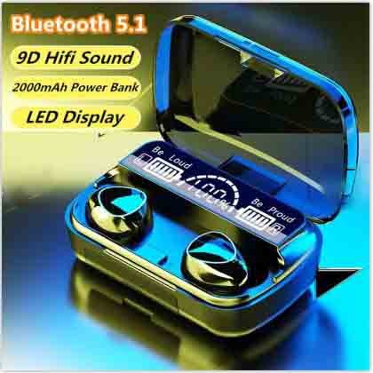 M10 NEWEST DIGITAL INDICATOR TRUE WIRELESS HEADSET